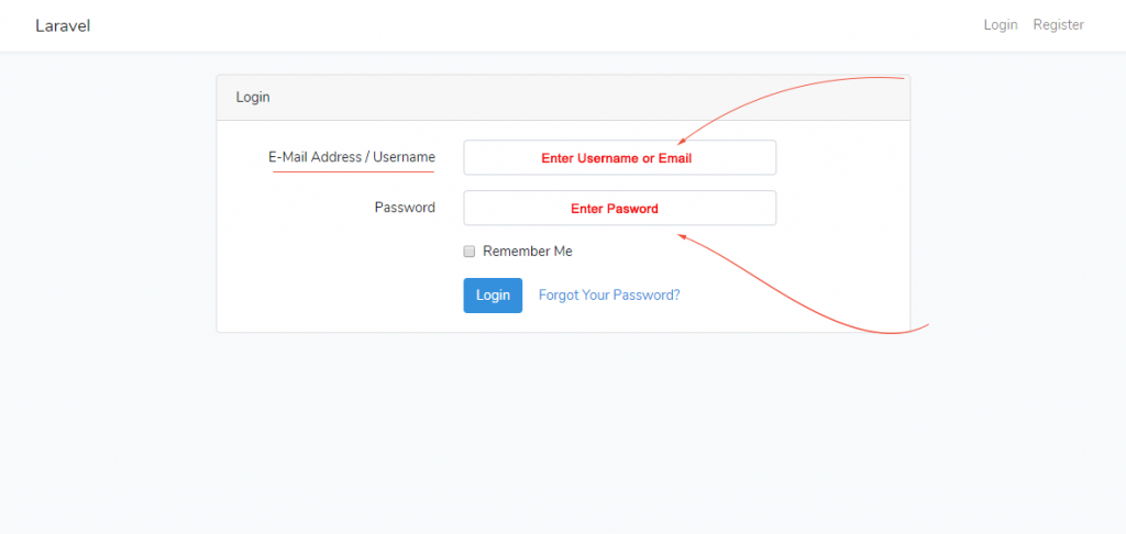Laravel 5.6 Login, Register and Activation With Username and Email