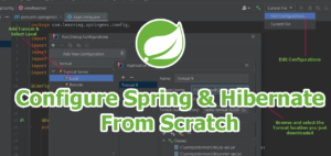 Spring Hibernate Project from Scratch